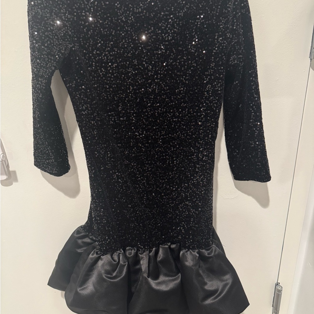 Sparkling Black Kids Costume Dress